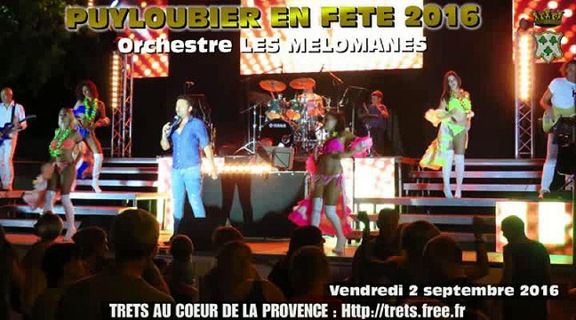 Fete de Puyloubier 2sept2016 Feu d'artifice + LES MELOMANES