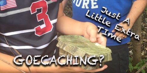 Found my wife in the woods - Geocaching?