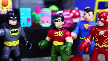 Download Video: Batman Shows Superheroes Shopkins Riddler Car Steals Play Doh Surprise Toy Present Teddy Bear