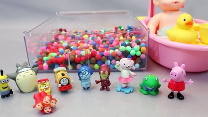 Baby Doll Bath Time Tayo the Little Bus English Learn Numbers Colors Toy Surprise
