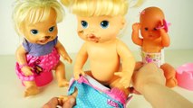 Baby Doll Toy Like In Real Life Stop Motion Video Baby Alive&Nenuco doll Potty Training