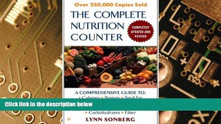 Big Deals  The Complete Nutrition Counter-Revised  Free Full Read Most Wanted