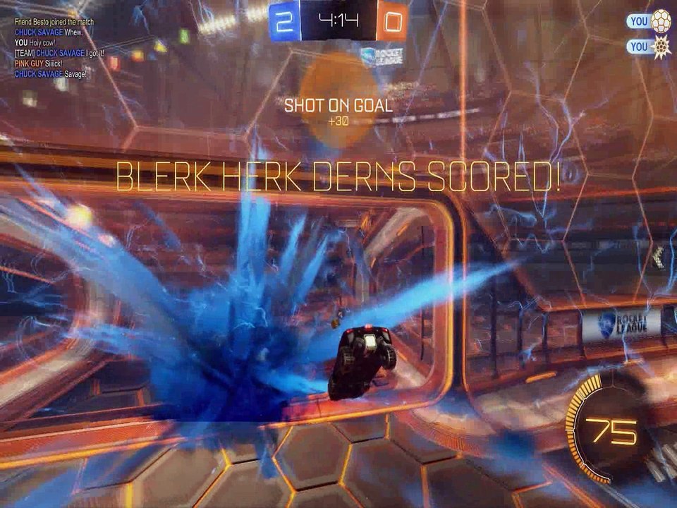 {Rocket League} Chuck Savage and Blerk Herk - Seek and Destroy 2v2 Rage Quit (DocuTäge)
