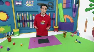 Art Attack - Technique pastel - Sur Disney Junior - VF