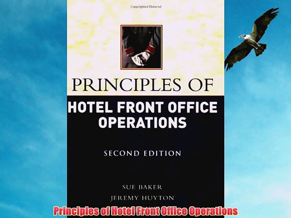 [PDF] Principles of Hotel Front Office Operations Popular Colection