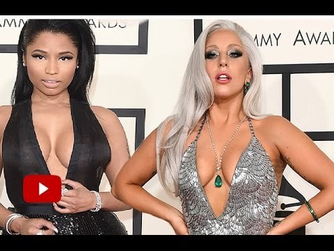 Nicki Minaj Vs Lady Gaga- Who Brought The CLEAVAGE At The Grammy's