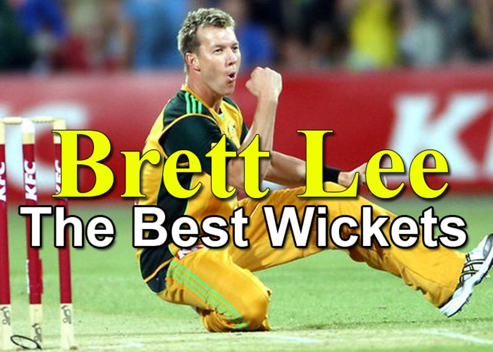 Brett Lee Tribute Best 100 Wickets Compilation Bowled Bowled Bowled