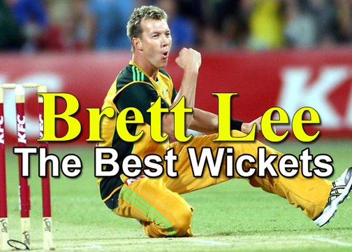 Brett Lee Tribute Best 100 Wickets Compilation Bowled Bowled Bowled