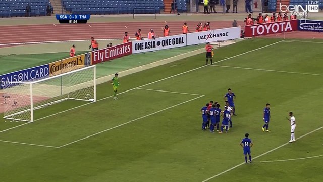 اهداف مباراة السعودية وتايلاند 1-0 شاشة كاملة ( تصفيات كاس العالم 2018 واسيا 2019 ) HD -