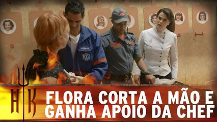 Flora corta a mão e ganha conforto da Chef Dahoui