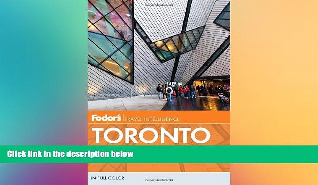 EBOOK ONLINE  Fodor s Toronto: with Niagara Falls   the Niagara Wine Region (Full-color Travel