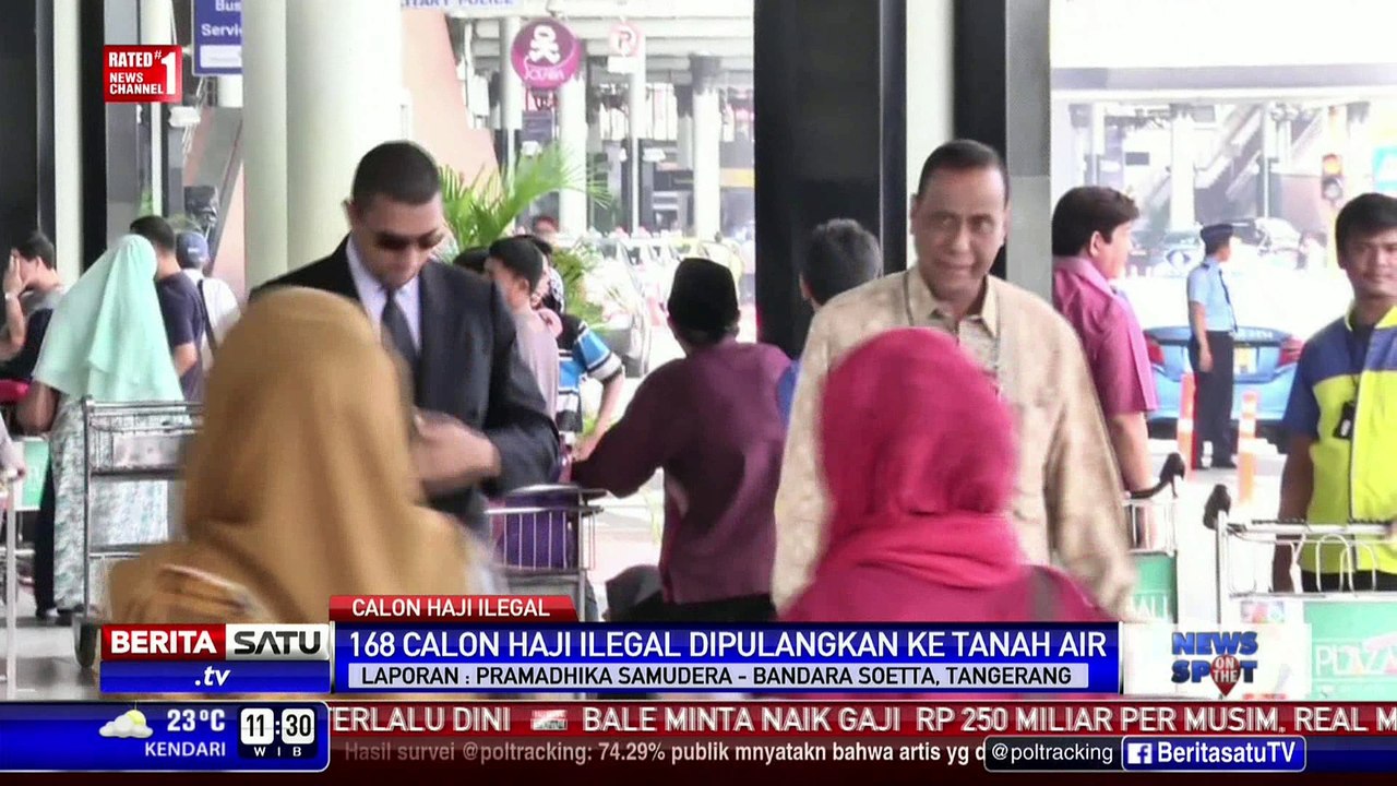 168 dari 177 Jemaah Haji Paspor Filipina Dipulangkang ke Tanah Air