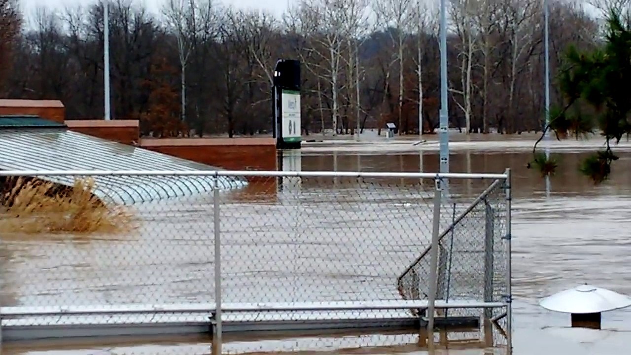 Flooding at World Wide Technology Soccer Park