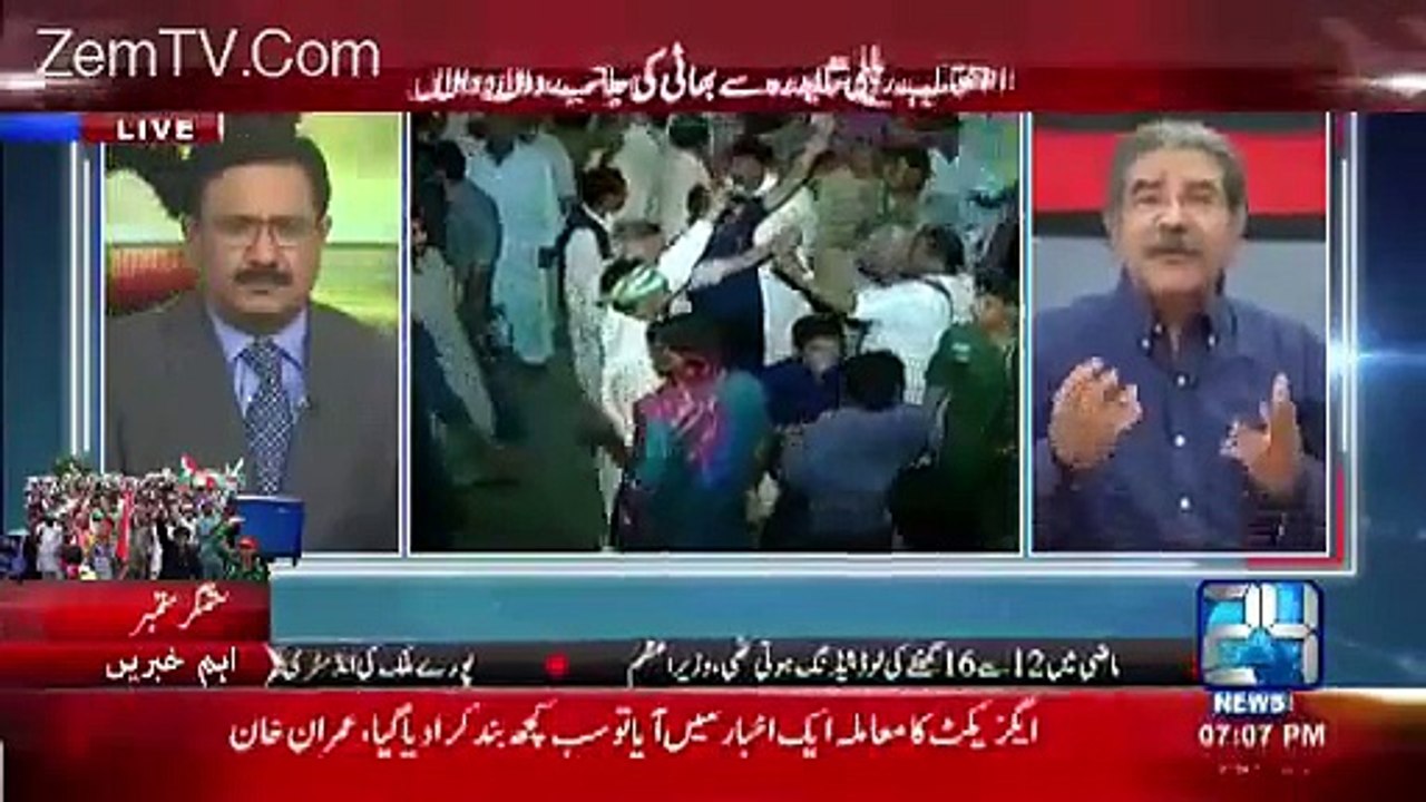 Sami Ibrahim raise valid question before Zaeem Qadri,  if Sharif family is clean why don't they provide profs