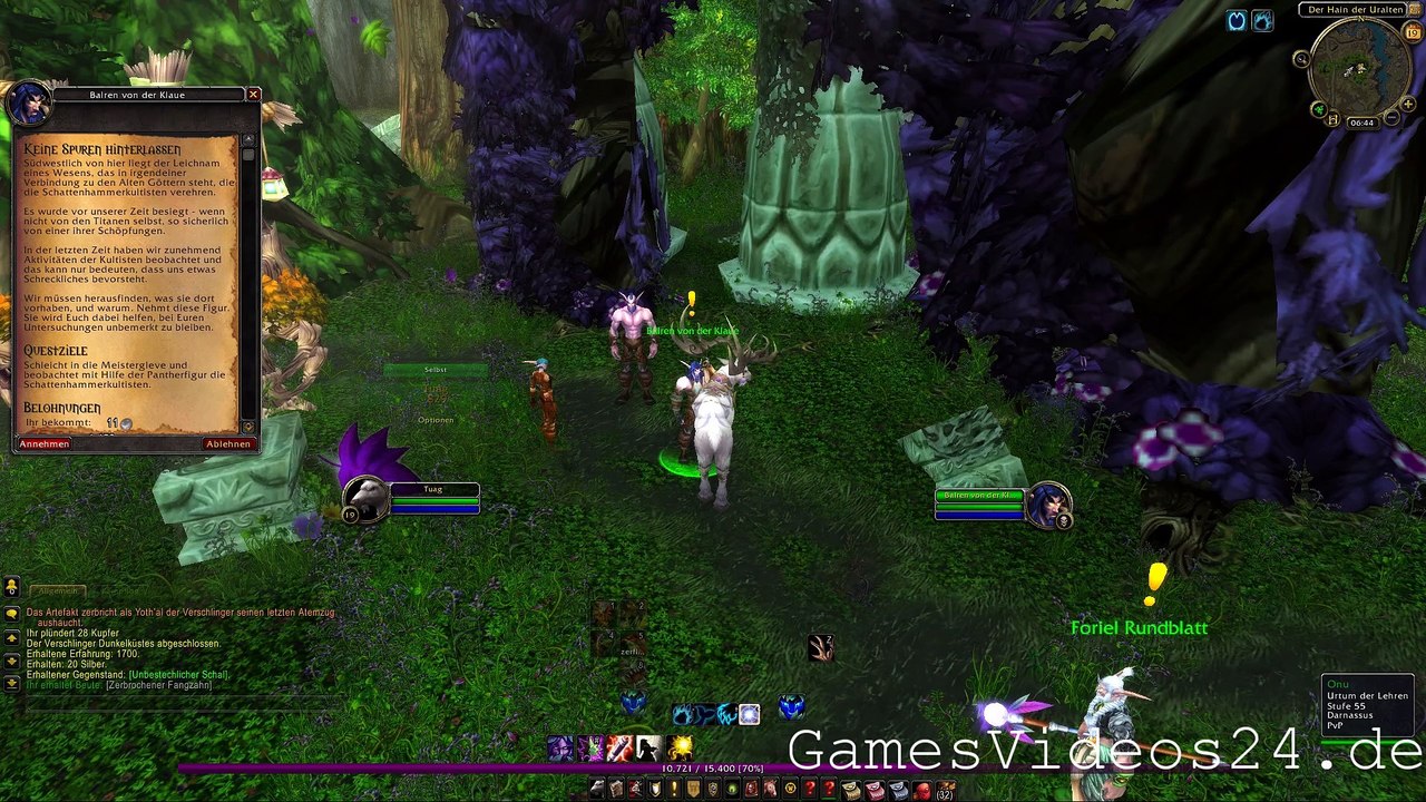 World of Warcraft Quest: Keine Spuren hinterlassen