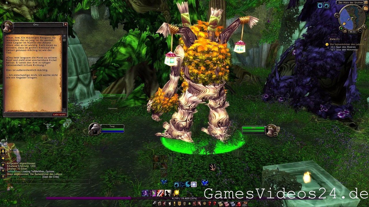 World of Warcraft Quest: Die Samenkörner des Lebens