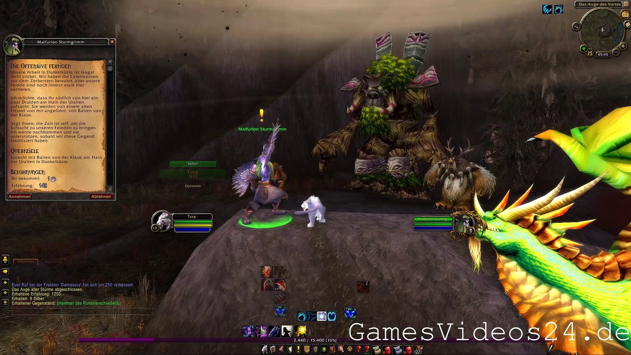 World of Warcraft Quest: Die Offensive festigen
