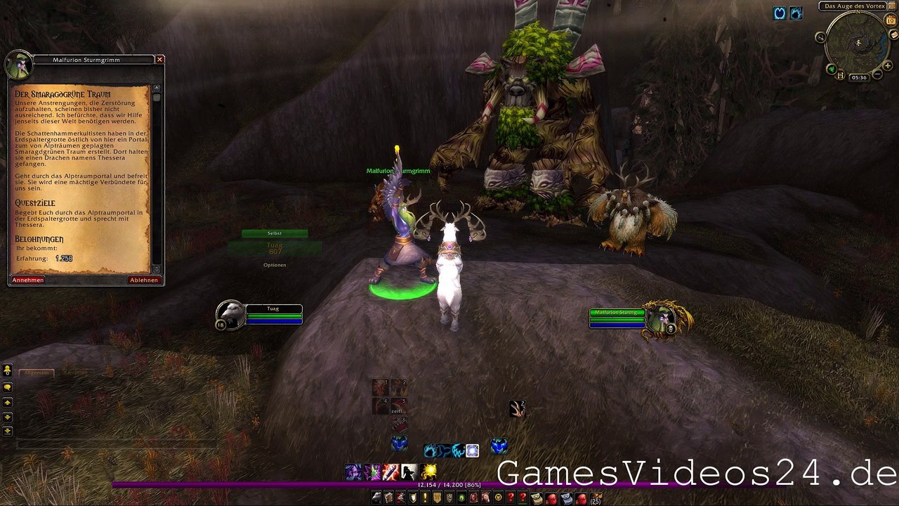 World of Warcraft Quest: Der Smaragdgrüne Traum