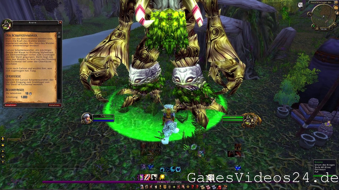 World of Warcraft Quest: Der Schattenwandler