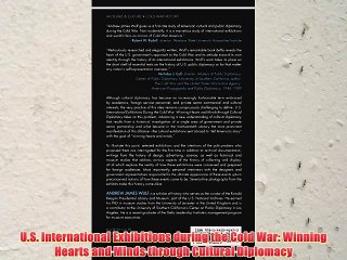 [PDF] U.S. International Exhibitions during the Cold War: Winning Hearts and Minds through