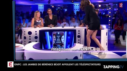 ONPC : Bérénice Bejo sexy, sa tenue courte et ses jambes affolent les téléspectateurs (Vidéo)