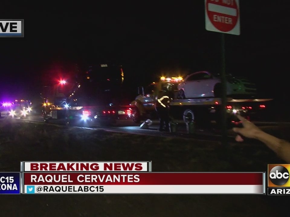 Two people hospitalized after three-vehicle crash on US 60 in Gold Canyon