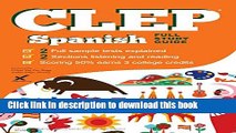 Read CLEP Spanish 2017  Ebook Free