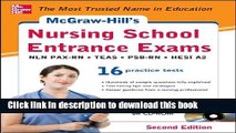 Read McGraw-Hill s Nursing School Entrance Exams with CD-ROM, 2nd Edition: Strategies   16