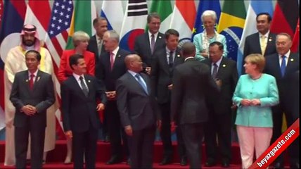 Erdoğan G20 Zirvesi Aile Fotoğrafında Putin’le Yan Yana Yer Aldı