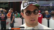 C4F1: Sergio Perez Post Qualifying interview (2016 Italian Grand Prix)