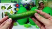 The Color Green with Jumbo Surprise Eggs Play-Doh - Learn Colors for Baby, Kids, Preschool