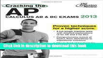 Read Cracking the AP Calculus AB   BC Exams, 2013 Edition (College Test Preparation)  Ebook Free
