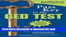 Read Pass Key to the GED (Barron s Pass Key to the Ged)  Ebook Free