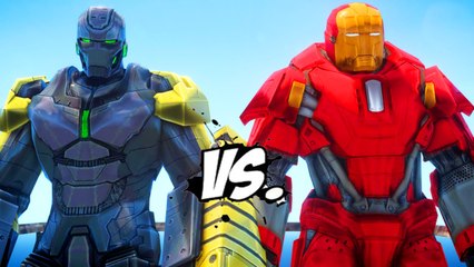 IRON MAN VS IRON MAN - Mark XXV Thumper vs Mark XXXV Red Snapper