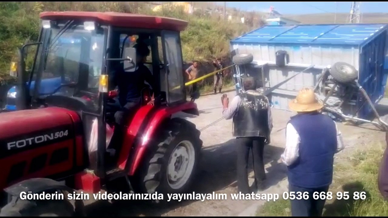 kaza geliyorum dedi