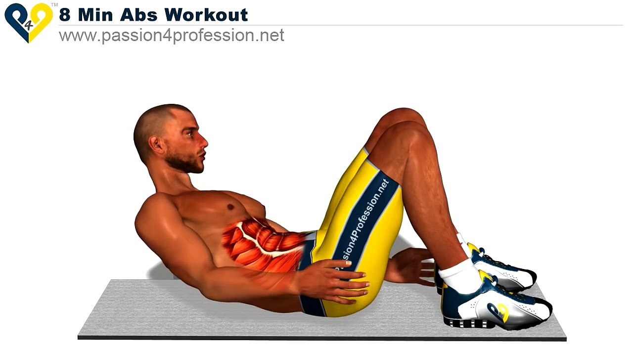 8 Min Abs Workout how to have six pack