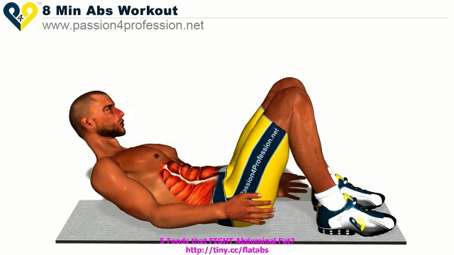 8 Min Abs Workout, how to have six pack ( HD Version )