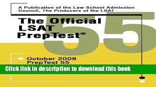 Read The Official LSAT Preptest 55  Ebook Free