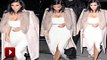 Kim Kardashian Shows Ample CLEAVAGE In Tight Outfit
