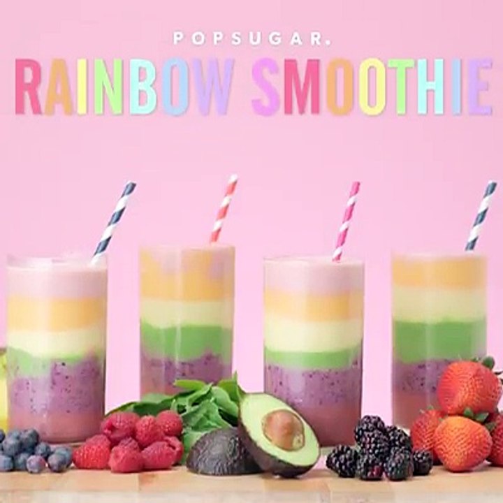How To Make Rainbow Smoothie