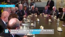 Barack Obama in G20 focuses on Syria, Brexit