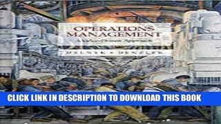 [PDF] Operations Management: A Value-Driven Approach Full Colection
