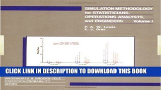 [PDF] Simulation Methodology for Statisticians, Operations Analysts, and Engineers. Vol. 1 Full