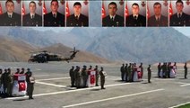 Şemdinli ve Çukurca'da Şehit Düşen 12 Asker İçin Tören Düzenlendi