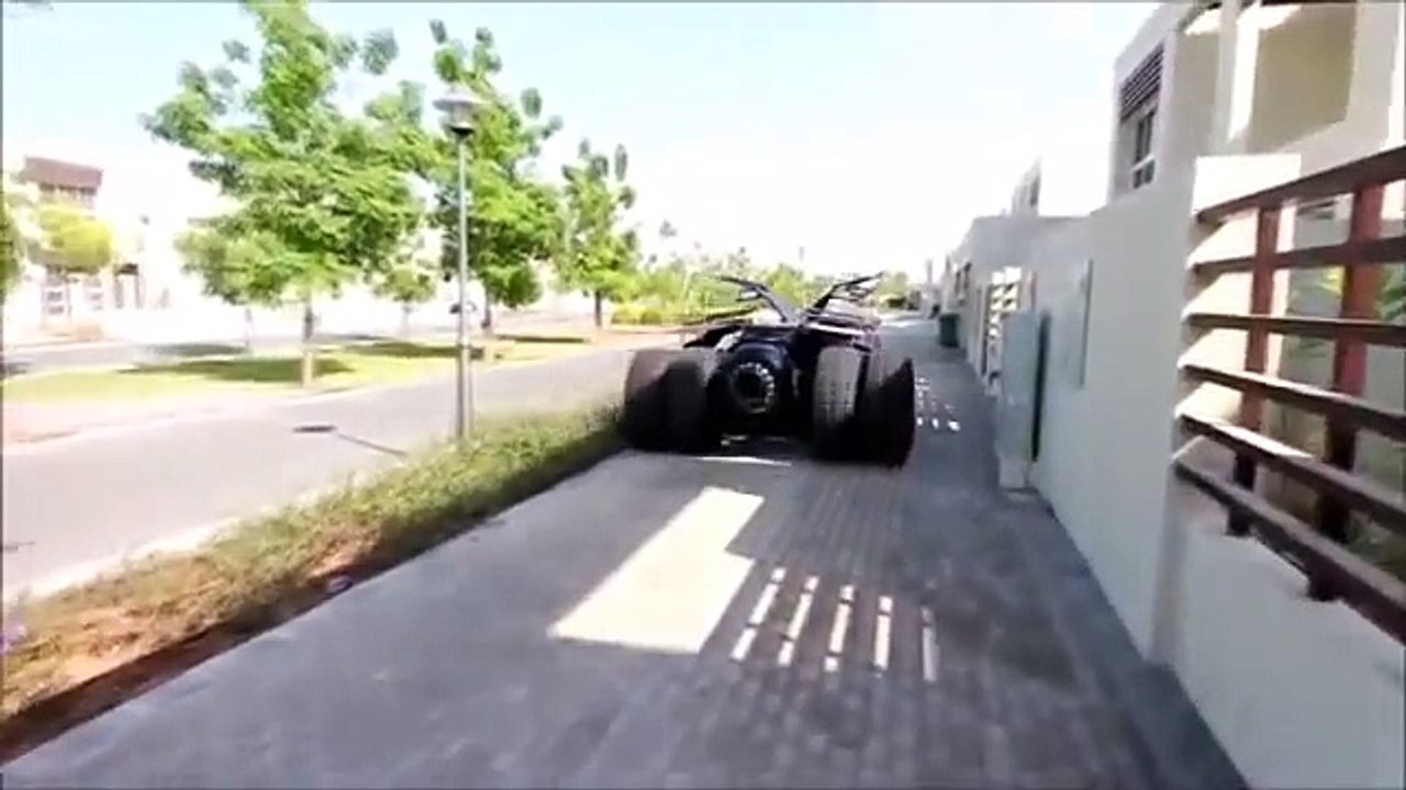Real Batman car in Dubai || سيارة باتمان حقيقية في دبي