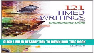 [PDF] 121 Timed Writings with Skillbuilding Drills (with MicroPace Pro Individual) (Keyboarding