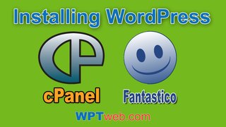 Installing Wordpress On cPanel With Fantastico Deluxe - WordPress Tutorial 5