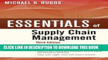 [PDF] Essentials of Supply Chain Management, Third Edition Full Online