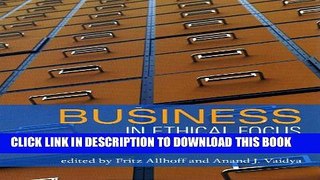 [PDF] Business in Ethical Focus: An Anthology Popular Online