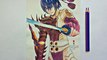 Speed Drawing Anime Sword Gai / Рисую Аниме Меч Гая / アニメソードガイドローイング / (Art & Drawings)